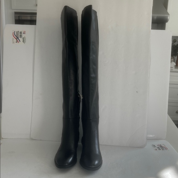 SAM EDELMAN Women’s Pam Black LEATHER Knee-High Boots Shoes Size 6 NEW - Picture 9 of 14